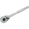 Dynamic Tools 1/2" Drive 45 Tooth Quick Release Ratchet, 9" Long, Chrome D012301